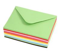 Sobres de colores, C6, 11,5 x 16 cm, 80 g, 100 de Multicolor