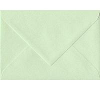 Sobres de colores de 133 mm x 184 mm (100 g/m²), perfectos para tarjetas de Navidad, tarjetas de felicitación, invitaciones de boda, vales de regalo y muchos más, juego de 100 sobres (verde menta)