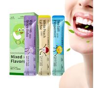 Sobres De Colutorio Para Viajes - 15 Unidades De Cuidado Bucal - Portátiles Individuales Con Frescor Duradero De Frutas Para Uso Diario Tras Comidas