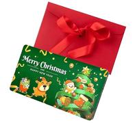 Sobres de dinero en efectivo de Navidad, 6 ranuras, suministros para fiestas de Navidad, decoración de fiesta, Año Nuevo, clip para dinero, para amantes, familiares, amigos, mujeres, hombres, niños y