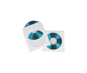 Sobres de papel para CD - Hama - Blanco - 50 pcs - Prácticos y fáciles de usar