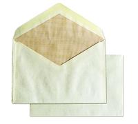 Sobres de Papel, Sobre de Color Crema, Tamaño Comercial Normalizado 120 x 176 mm, Sobre de Papel de Cierre Engomado para Invitaciones, Envíos o Almacenaje · m-office (500 uds, 120x176mm)