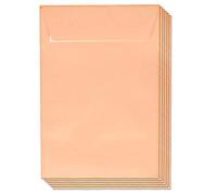 Sobres de Papel, Sobres Pequeños con Tira de Silicona para Invitaciones o Bolsitas de Regalo de invitados de Bodas o Comuniones Medida 100x145mm. Sobres para joyas o semillas · m-office (100 uds)