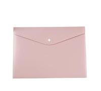 Sobres de plástico 20 piezas carpetas archivos A4 PP, bolsa almacenamiento gruesa, organizador escritorio for documentos trabajo en casa y oficina(Pink)
