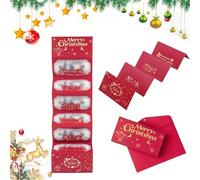 Sobres de regalo de Navidad en efectivo: una forma creativa de ofrecer dinero de Navidad, tarjetas de dinero de Navidad con sobres, tarjeta de regalo de vacaciones hágalo usted mismo para familiares y