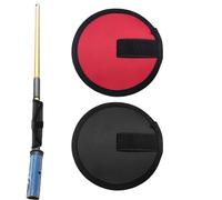 Sobres de señuelos de pesca, 2 protectores de Ganchos de Tela, Guantes de cebo para caña de pescar, Guardanzuelo, equipo de pesca para agua dulce, rojo y negro, Se référer au descriptif, Consulte la