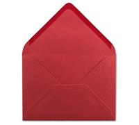 Sobres DIN C6, 100 unidades, 11,4 x 16,2 cm, 120 g/m², adhesivo húmedo, fundas para cartas sin ventana, para invitaciones de tu agente de Glüxx