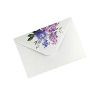 Sobres estampados de flores con cierre seguro 100x, 100 piece set | Estilos artísticos elegantes, elaborados con grueso, ideales para proyectos creativos y regalos, tarjetas