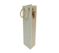 Sobres para botellas mini 8 x 30 + 6 uds. 12 adornos blancos perla