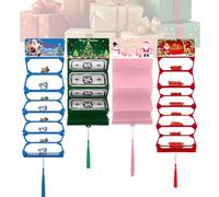 Sobres Para Dinero Navideños | Sobres De Santa Y Muñecos De Nieve - Cajas De Dinero Plegables Para Fiestas - Para Adolescentes Familia Niños Niñas Cumpleaños Eventos Escuela Oficina Hogar