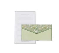 Sobres para invitaciones, Juego de 9 sobres multicolores y papel carta, 16,4x8,5 cm, 20,8x14,1(N)