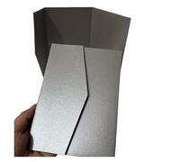 Sobres para invitaciones, Sobres de invitación en blanco con bolsillo triple for bricolaje, paquete boda 25 uds, multicolor(Metallic Silver)