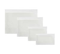 Sobres Portadocumentos Adhesivos - Docufix Packing List - A6 A5 A4 DL - Sobre Contiene Documentación Albarán/factura - Sobre Transparente Plástico para albaranes - LADIJET (100, A6 | 165 X 122 mm)
