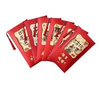 Sobres rojos del Año del Caballo, suministros para eventos festivos en relieve dorado, sobres rojos de Año Nuevo, para, amantes de la de negocios, coleccionistas, eventos de