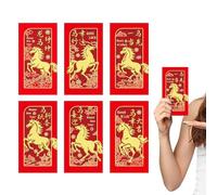 Sobres rojos del Año Nuevo Chino, Caixas De Armazenamento Grandes Com Tampa, Decoración De Hong Bao Para El Año Nuevo Lunar, Adecuado Para Adultos, Familia, Amigos, Mamá, Papá