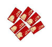 Sobres Rojos Para Dinero: Paquete De Prosperidad Del Año Nuevo Lunar 2026, Soporte Festivo Para Monedas De La Suerte, Elegante Artesanía En Relieve | Matrimonio Perfecto Compromiso Cumpleaños Festival