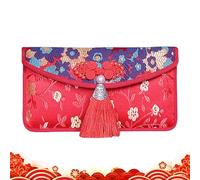 Sobres rojos: sobre para dinero con costura artesanal, amplia gama de usos, sobre para regalo de dinero | Sobres de boda para adultos, ancianos, hogar, reuniones familiares, vacaciones, cumpleaños