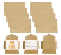 Sobres,Sobres De Papel Kraft,Papel Kraft Retro Hecho a Mano,Tarjeta Postal Titulares de Fotos,Sobre de Boda,Invitación de Carta,para Sobres de Felicitaciones(Amarillo,50 Piezas,16 * 10.5cm)