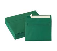 Sobres verdes, paquete de 50, 5 x 7 pulgadas, A7, verde oscuro, papel de 120 g/m² para invitaciones, bodas, cumpleaños, regalo personalizado, postal
