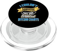 Sobrevive a este trabajo sin gráficos de Bitcoin PopSockets PopGrip para MagSafe