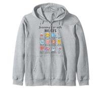 Sobrevive a la Vida con el Bonito diseño de Conciencia ME/CFS Sudadera con Capucha