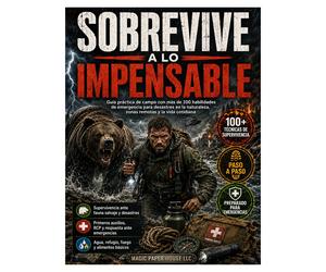 Sobrevive a lo impensable: Guía práctica de supervivencia al aire libre para encuentros con osos, emergencias, primeros auxilios, camping, senderismo y preparación para desastres, versión en español