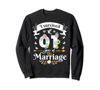 Sobreviví 1 año de matrimonio para el primer aniversario de bodas Sudadera
