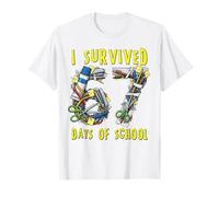 Sobreviví 67 + 33 días de Escuela Profesor de matemáticas de 100 días Camiseta