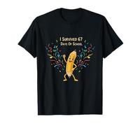 Sobreviví 67 Días de Escuela Divertido 67 Maestros Estudiantes Meme Camiseta