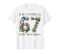 Sobreviví 67 días de Escuela Profesor de matemáticas Divertido Camiseta