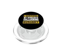 Sobreviví a la cirugía de clavícula de mi Esposo PopSockets PopGrip para MagSafe