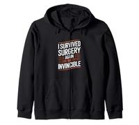 Sobreviví a la cirugía Otra Vez Soy invencible Dicho Divertido Sudadera con Capucha