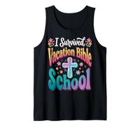 Sobreviví a la Escuela bíblica de Vacaciones Camiseta sin Mangas
