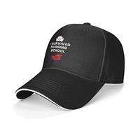 Sobreviví A La Escuela De Enfermería Hombre Mujer Al Aire Libre Cap Ligera Gorras De Béisbol Impermeable Gorra Visera For Running Exteriores Deportivos