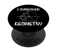 Sobreviví a la Escuela de matemáticas de geometría PopSockets PopGrip Adhesivo