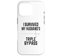 Sobreviví a la Esposa de Apoyo de Triple Bypass de mi Esposo Carcasa para iPhone 16 Pro