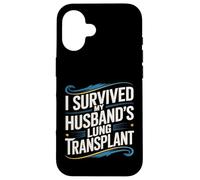 Sobreviví a la Fuerza del Cuidador de trasplante de pulmón de mi Esposo Carcasa para iPhone 16