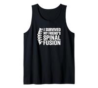 Sobreviví a la fusión espinal de mi Amigo Soporte Divertido Camiseta sin Mangas