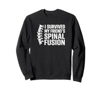 Sobreviví a la fusión espinal de mi Amigo Soporte Divertido Sudadera