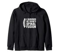 Sobreviví a la fusión espinal de mi Amigo Soporte Divertido Sudadera con Capucha