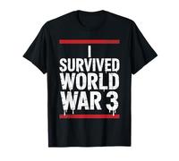 Sobreviví a la Tercera Guerra Mundial WW3 Superviviente Camiseta