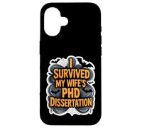 Sobreviví a la tesis de doctorado de mi Esposa Halloween Carcasa para iPhone 16