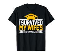 Sobreviví a la tesis doctoral de mi esposa Camiseta