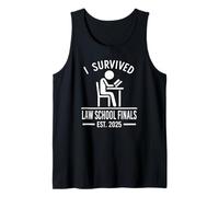 Sobreviví a las Finales de la Facultad de Derecho 2025 - Futuro Abogado Camiseta sin Mangas