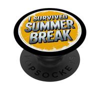 Sobreviví a Las Vacaciones de Verano Divertido Volver a la Escuela Estudiante Maestro PopSockets PopGrip Adhesivo