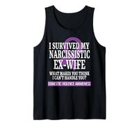 Sobreviví a mi conciencia narcisista de violencia doméstica ex esposa Camiseta sin Mangas