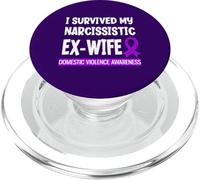 Sobreviví a mi Conciencia narcisista de Violencia doméstica ex Esposa PopSockets PopGrip para MagSafe