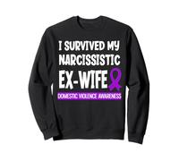 Sobreviví a mi Conciencia narcisista de Violencia doméstica ex Esposa Sudadera