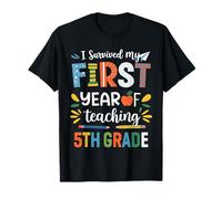 Sobreviví a mi primer año enseñando 5to grado de regreso a la escuela Camiseta