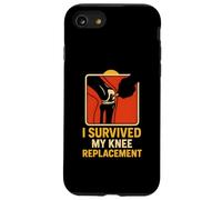 Sobreviví a mi reemplazo de Rodilla Fun Mens Cirugía Paciente Carcasa para iPhone SE (2020) / 7/8